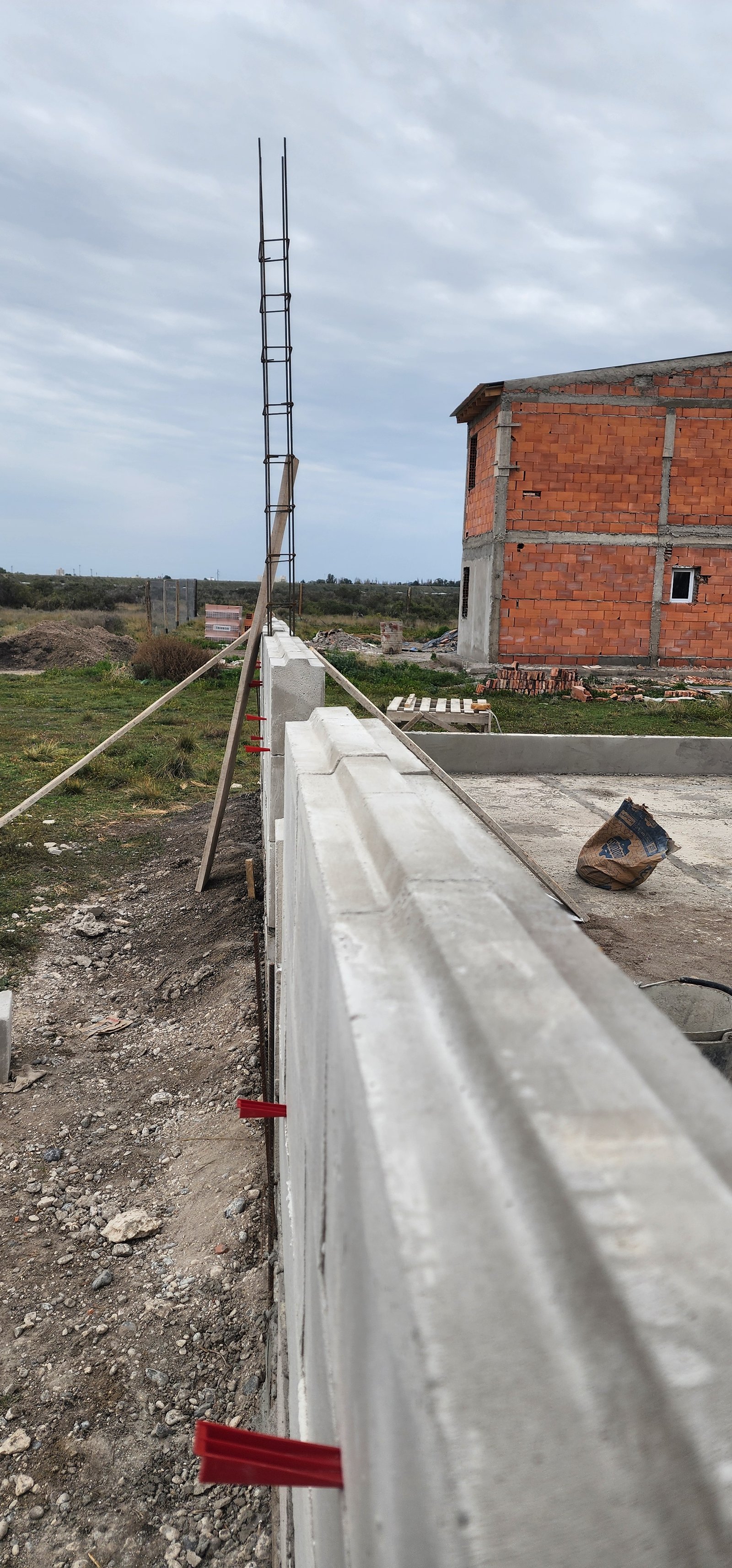 Muros Systeplac en construcción